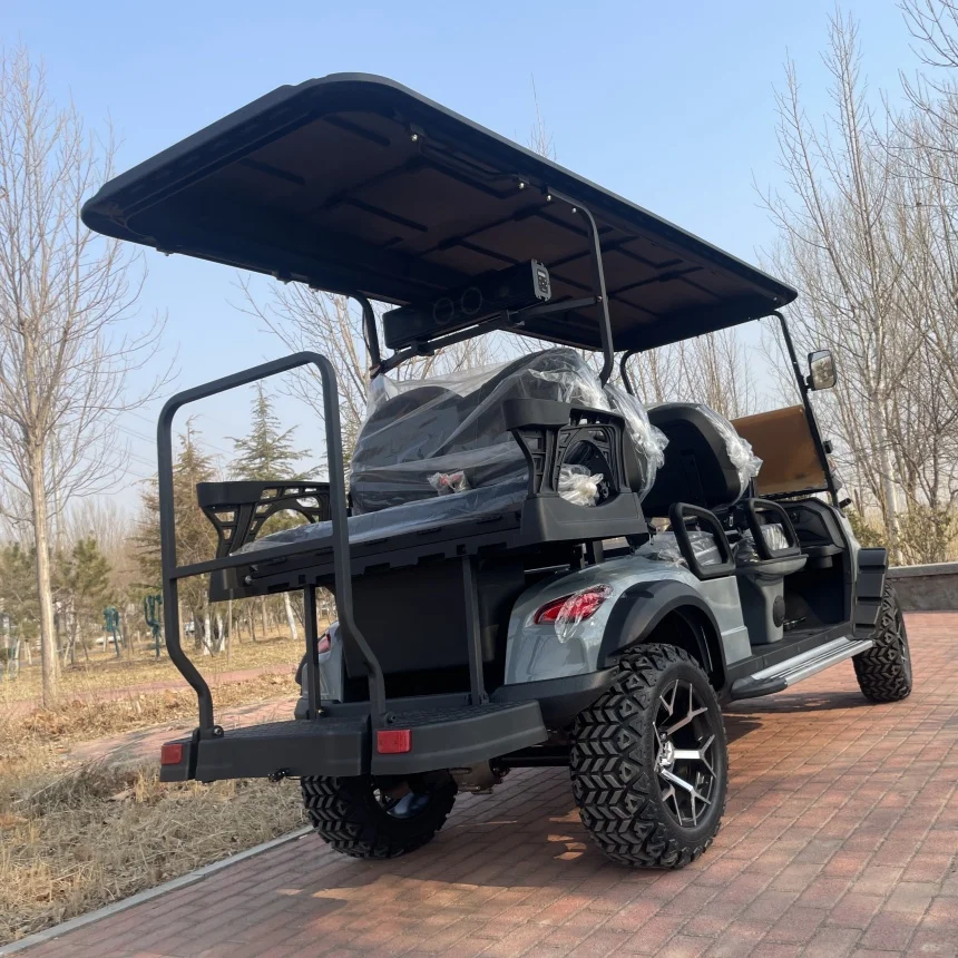 2025 New Adult 4-Wheel 2 4 Seat Golf Scooter Urban Mobility High Speed Lithium Battery Club Car Off Road Electric Golf Cart