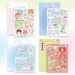 Bento girl sticker korean DIY handbook material decorative sticker