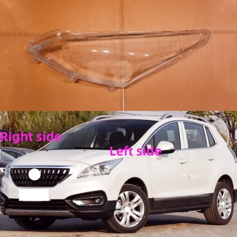 

Car Headlamp Lens for Peugeot 3008 2013 2014 2015 2016 2017 Replacement Car Headlight Shell Headlamp Cover Headlight Glass