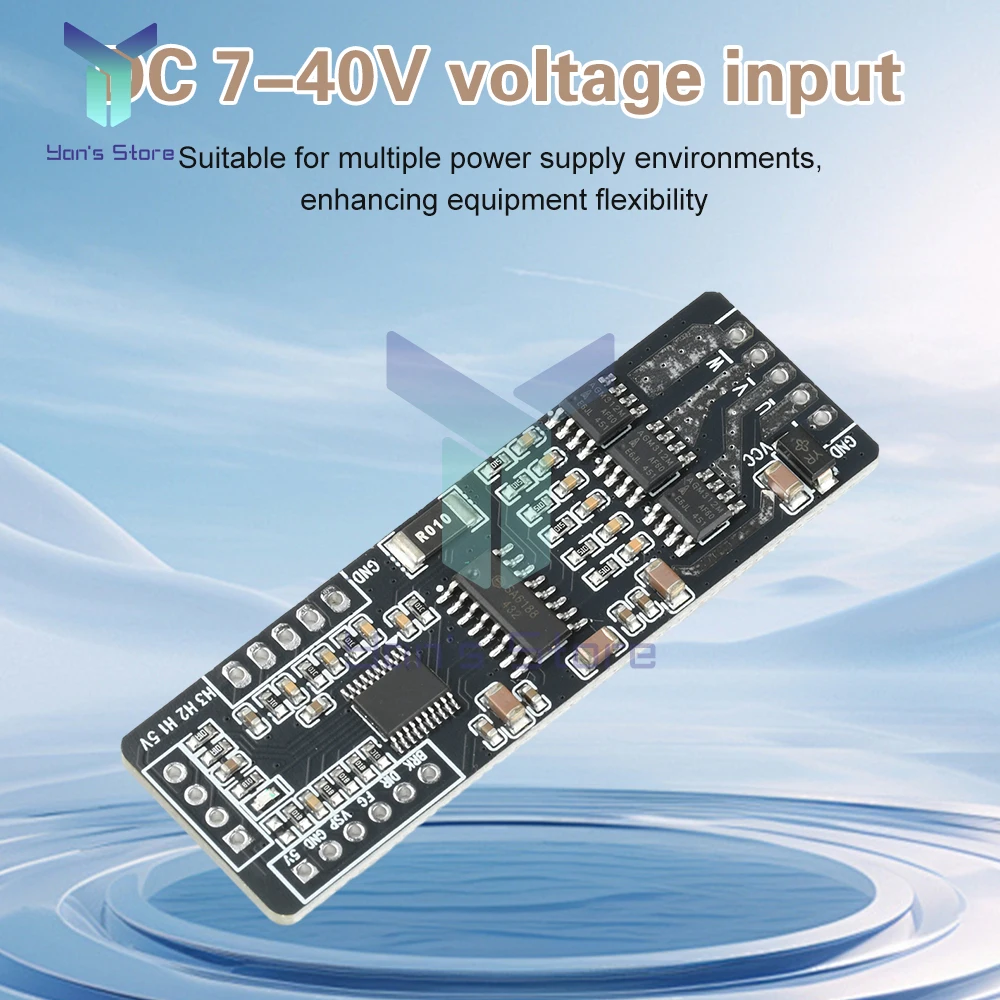 DC 7-40V 4A 24W Max BLDC Small Power Hall Three-phase DC Brushless Motor Drive Board Speed Regulator Driver