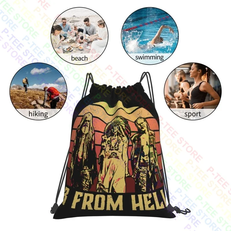 3 de Hell Baby Firefly Captain Spaulding Otis Driftwood bolsas con cordón bolsa de gimnasio para correr al aire libre, el más nuevo