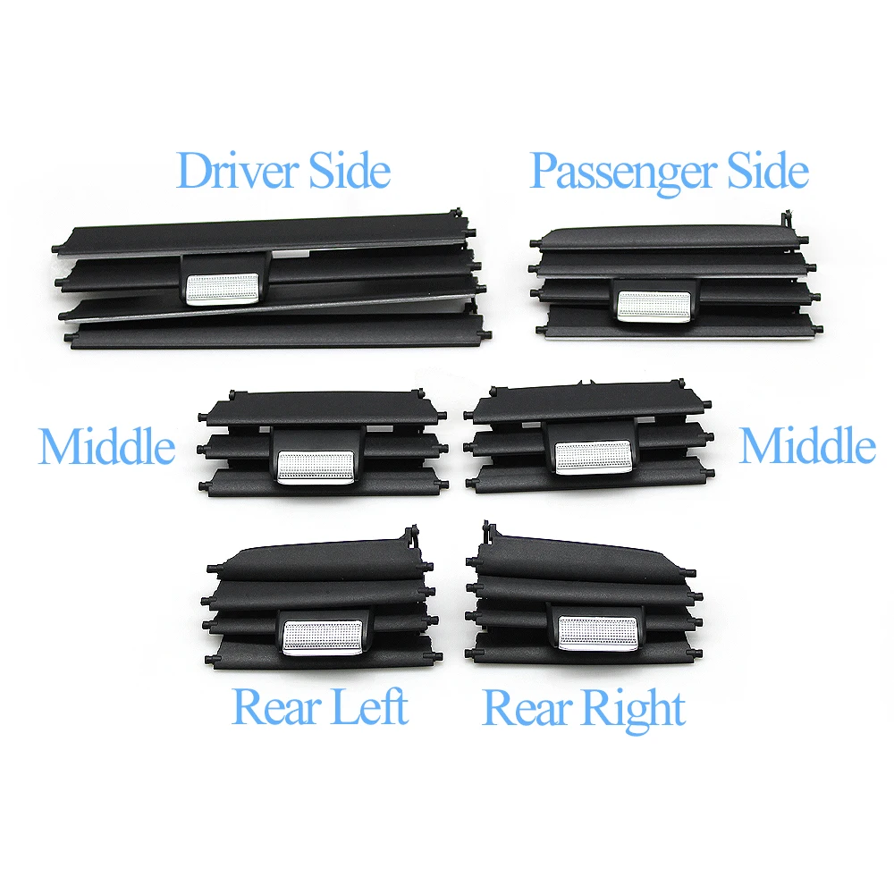 Car Front Rear AC Vent Outlet Grille Air Conditioning Repair Kit Replacement For Benz GLE GLS W167 2020-2025 1678301300