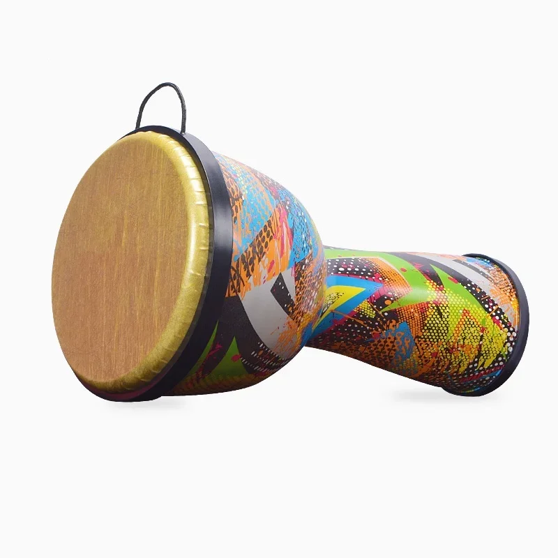 

2025 African Drum 10 Inch Small Djembe Colorful Traditional Musical Instrument