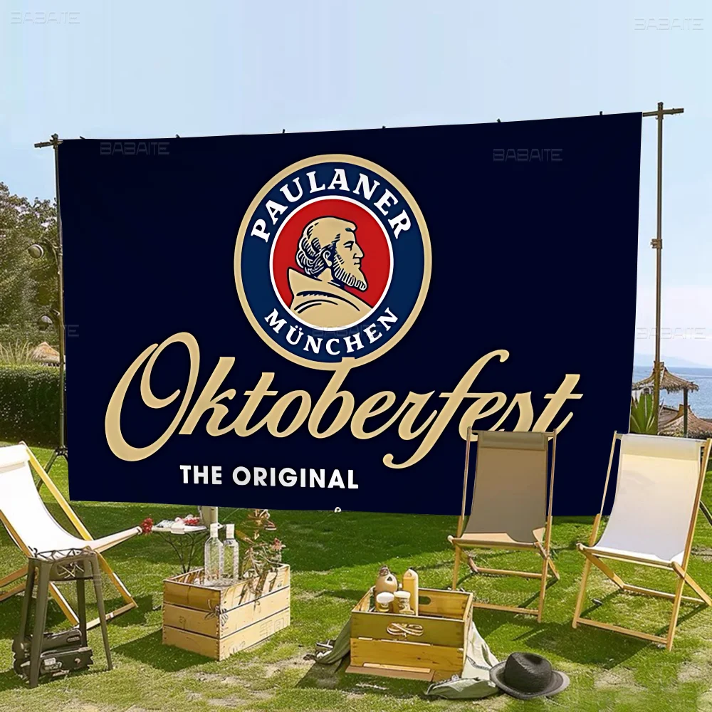 لافتة ديكور داخلي للديكور الداخلي من German Beer Paulaners ريترو متعددة الاختيارات