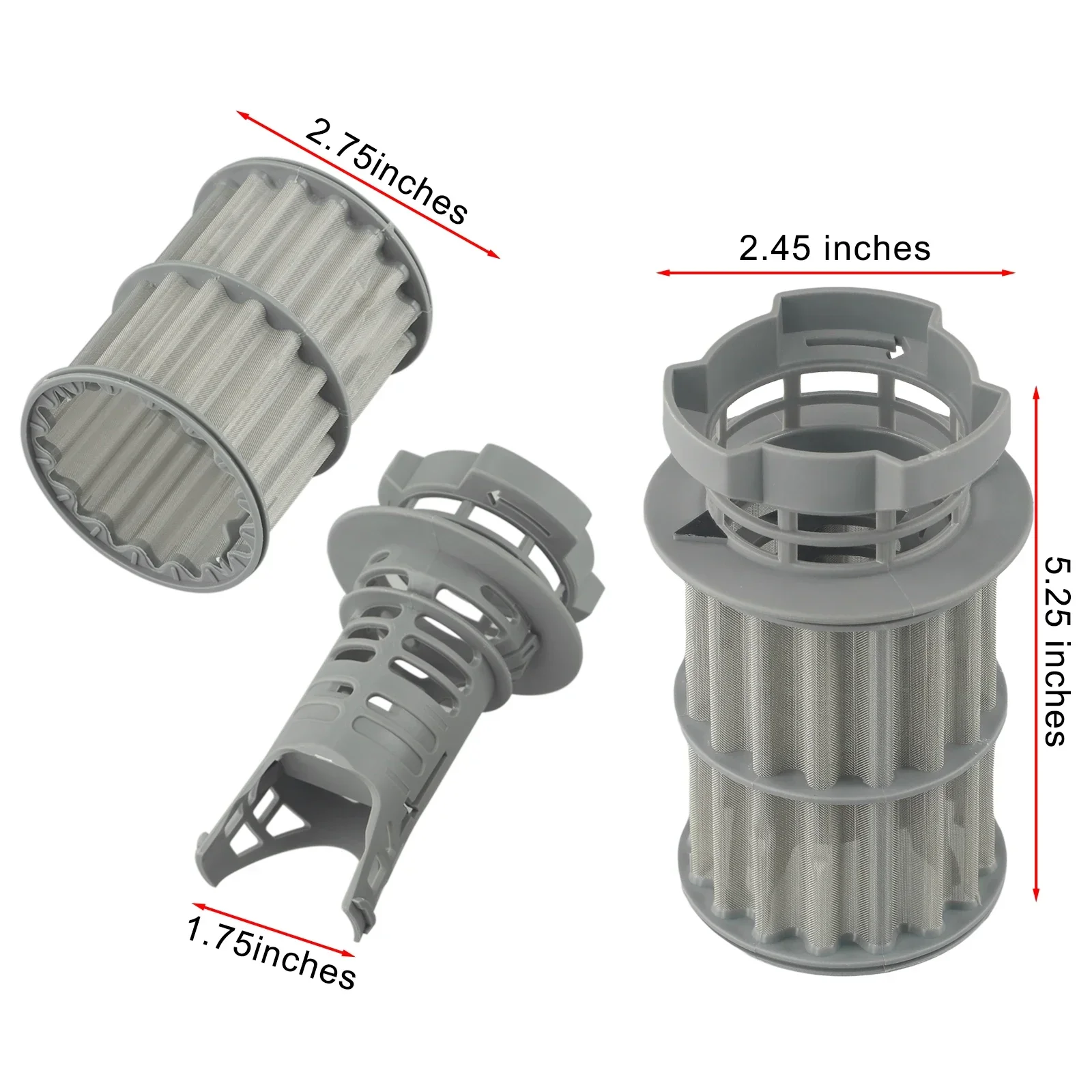 

Dishwasher Drainage Network Filter For-Bosch/Kenmore Filter Basket Dishwasher Drain Screen Filter & Circle Pump Miniature Filter