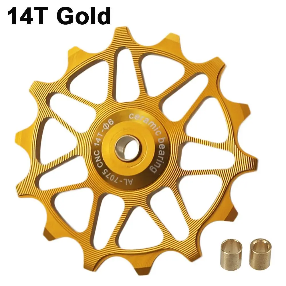 

12T 14T Road Bike Ceramic Bearing Ceramic Pulley Rear Derailleur Road Bike Bearing Rear Derailleur Pulley MTB Ceramic Bearing