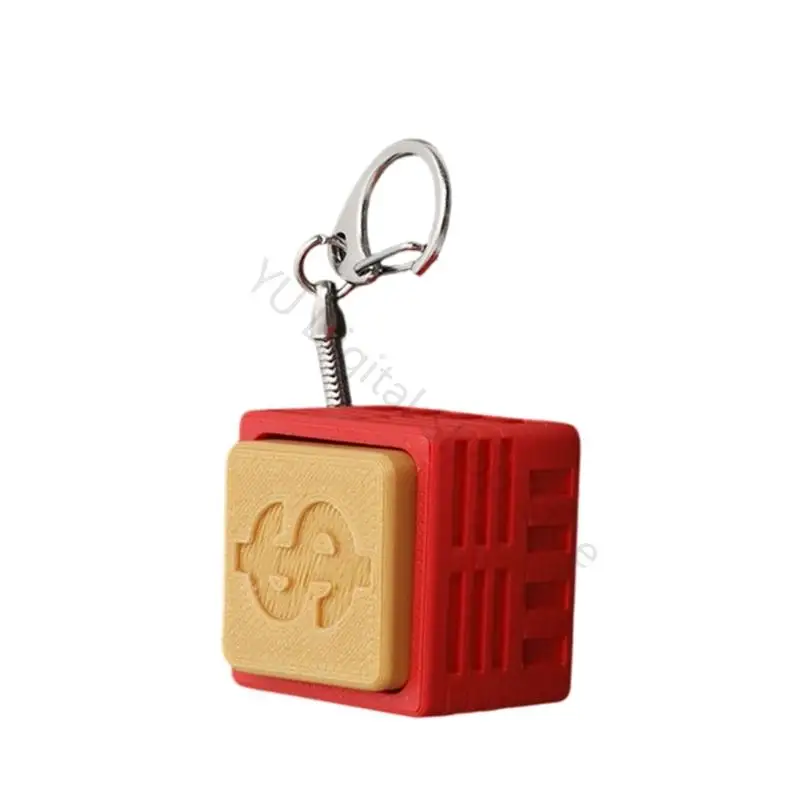 96BA 32Mm Desk Companion With Metal Clip 3D Printed Button Toy