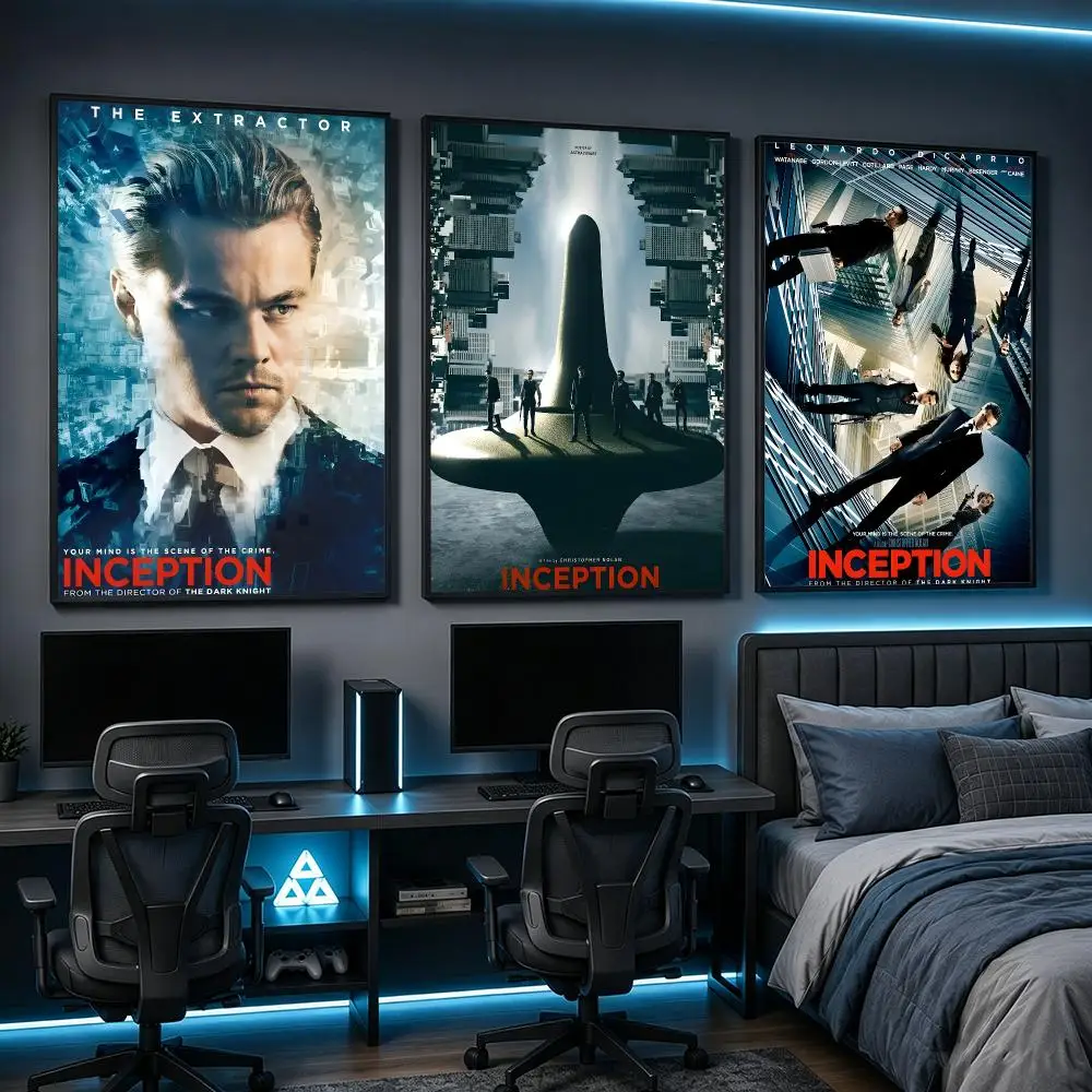 movie Inception HD Poster Anime Aesthetic Wall Art For Game Anime Lovers Bedroom Gaming Room Decor Ideal Gift