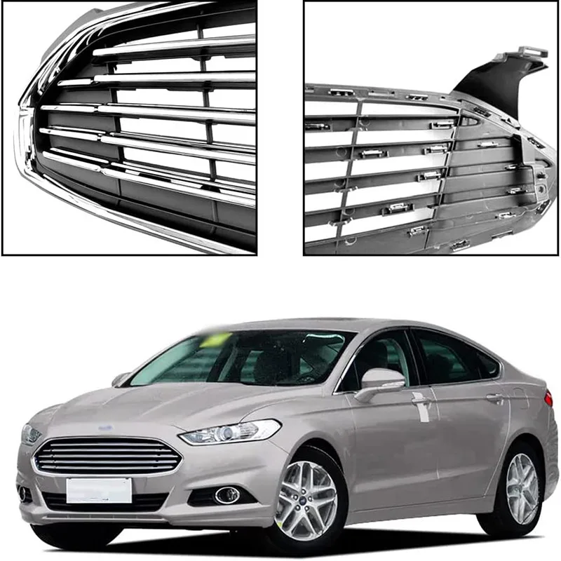 Front Grille Horizontal Bar Original Car Grill for Ford Mondeo 2013-2016