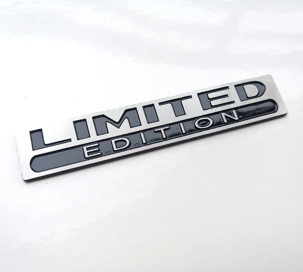 

Car Emblem Trunk Badge Auto Decals LIMITED EDITION Sticker for BMW Audi Toyota Honda Chevrolet Skoda Mazda KIA