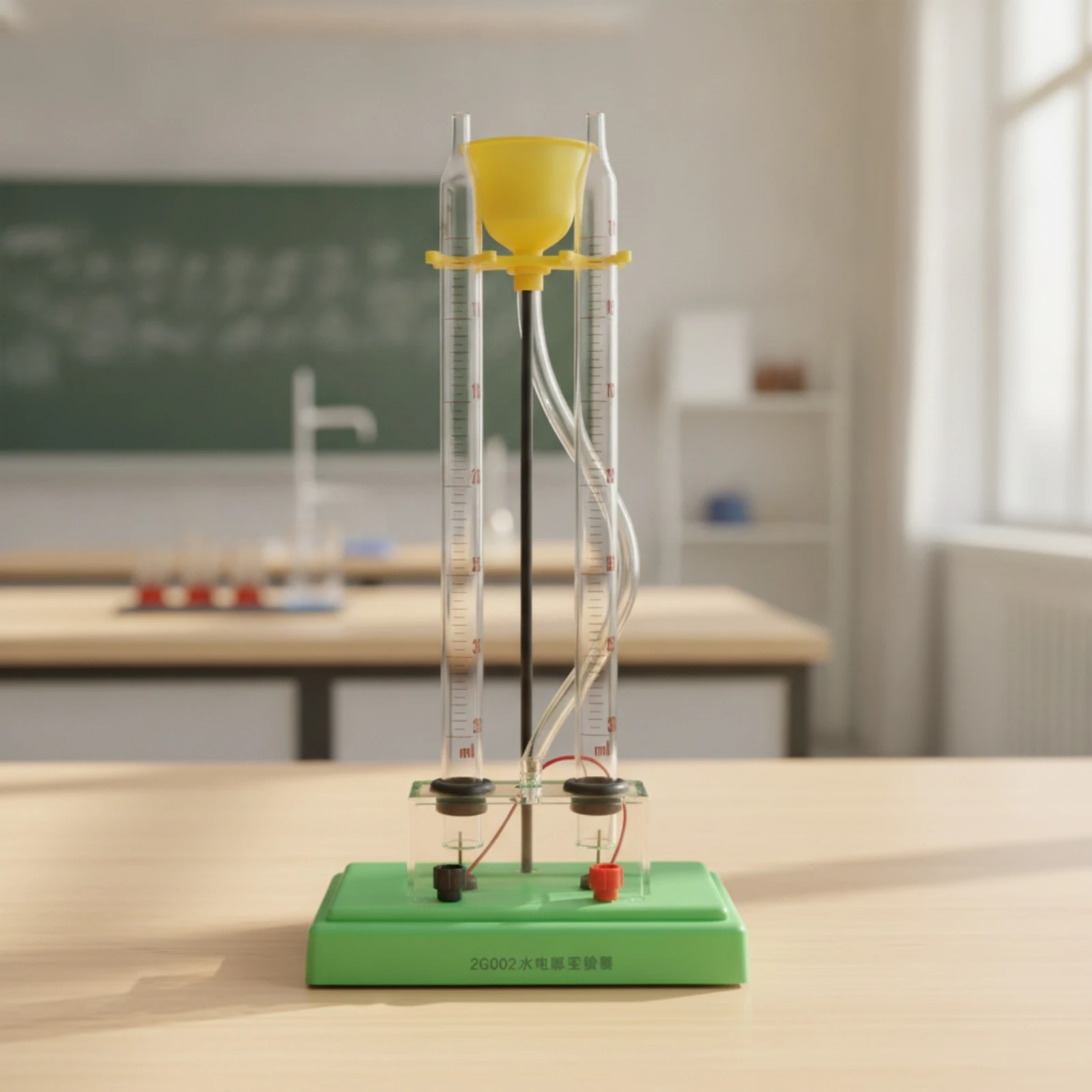 Water Electrolysis Apparatus with Graduated Tubes Transparent Water Electrolysis Apparatus Accurate Classroom-Ready