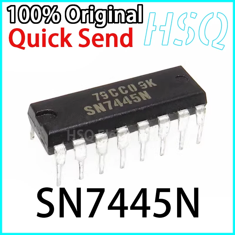 1PCS Original SN7445N HD7445P DIP-16 Inline Decimal Decoder/driver Chip