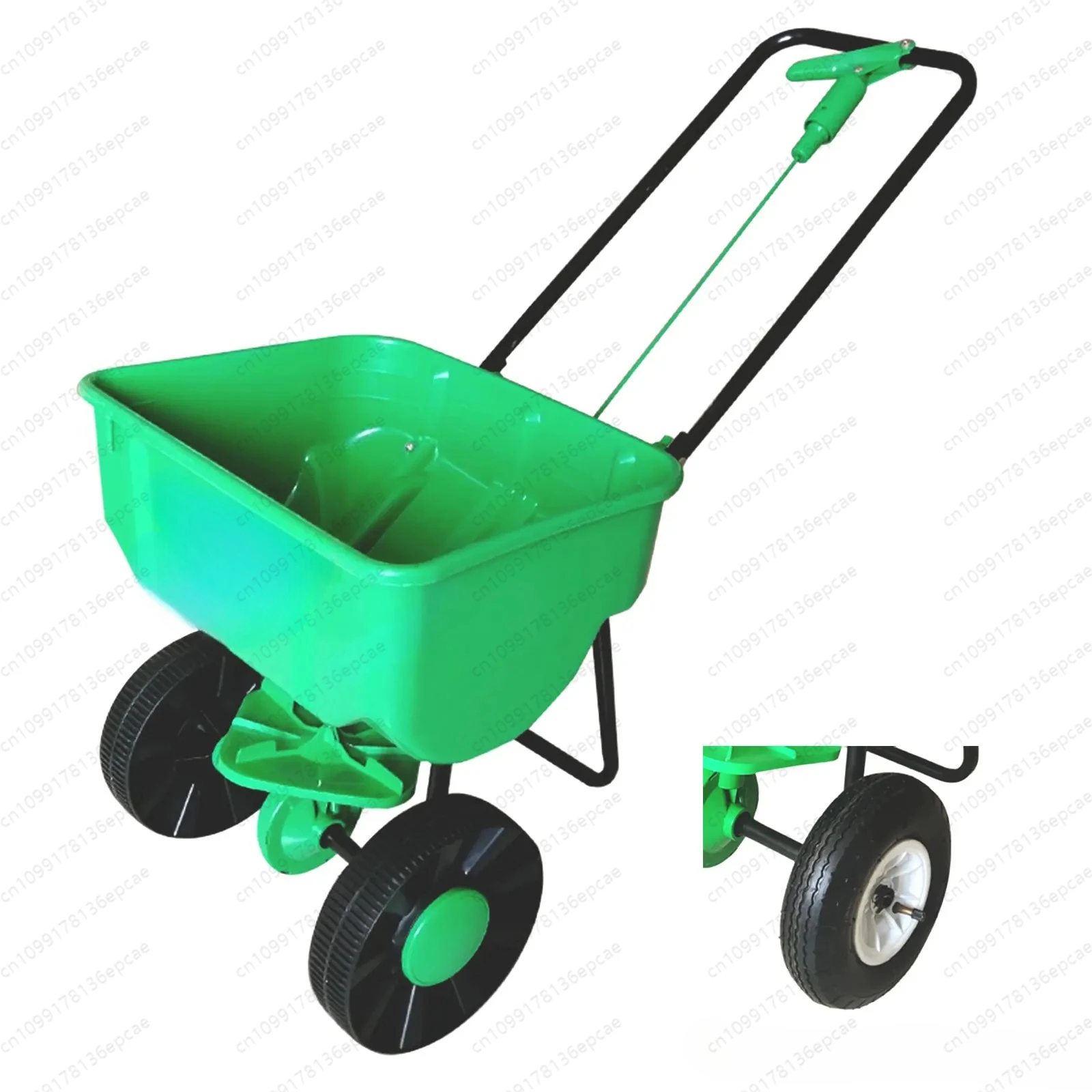 

Lawn and Garden Radio Spreader for Salt, Ice Melt, Grass Seed Fertilizer