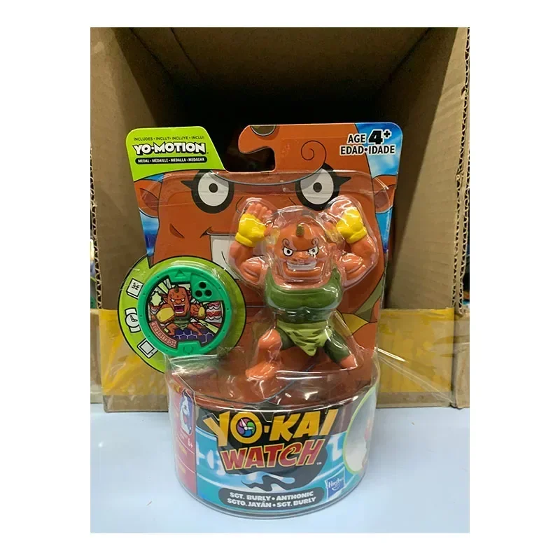 Yo-kai reloj modelo Jibanyan whisle Anime figuras de acción genuinas niños regalo de Navidad juguetes de PVC