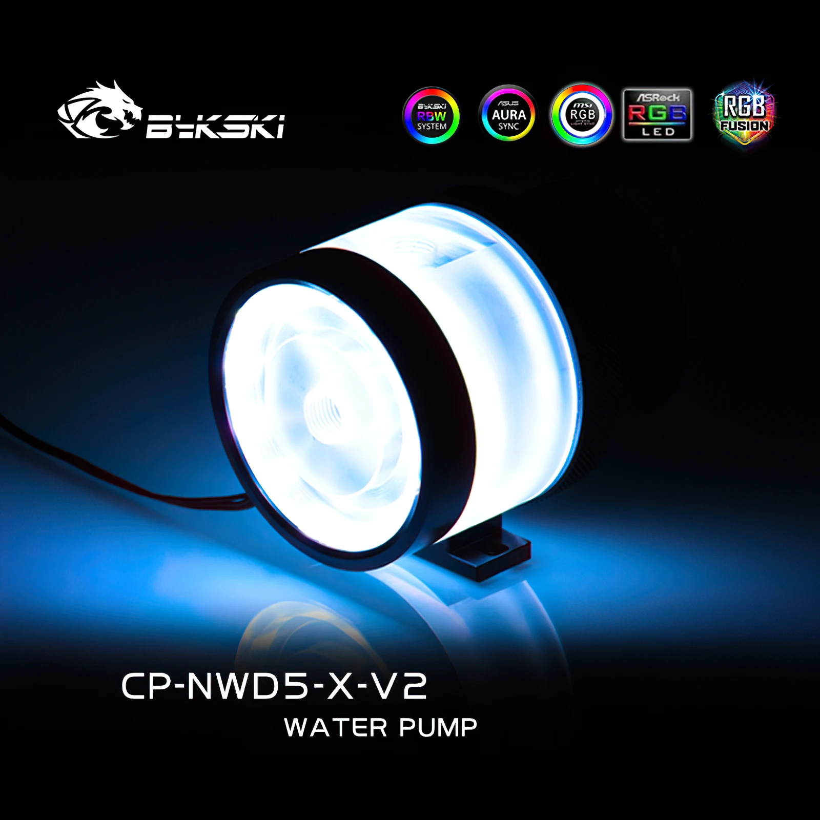 Imagem -04 - Bomba Extensível Rgb de Resfriamento de Água Bykski 1100l Cp-nwd5-x-v2