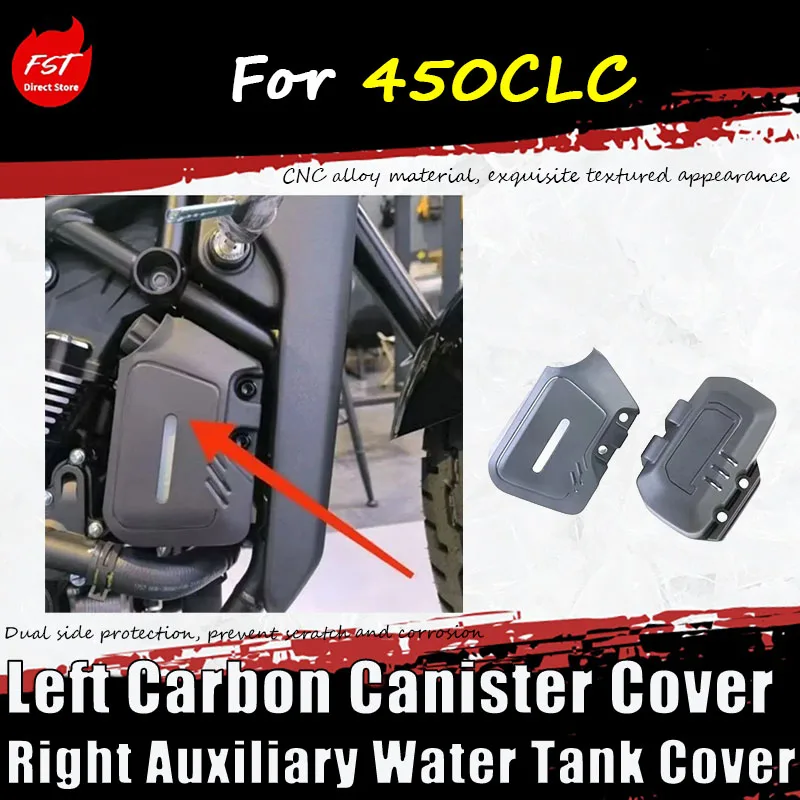 For the original 450CLC accessory: left carbon tank cover, right auxiliary water bottle decorative cover Perfect original fit