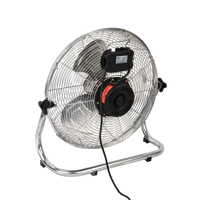 Ventilatore da pavimento elettrico industriale ad alta velocità portatile commerciale all'aperto 10 12 16 18 20 pollici