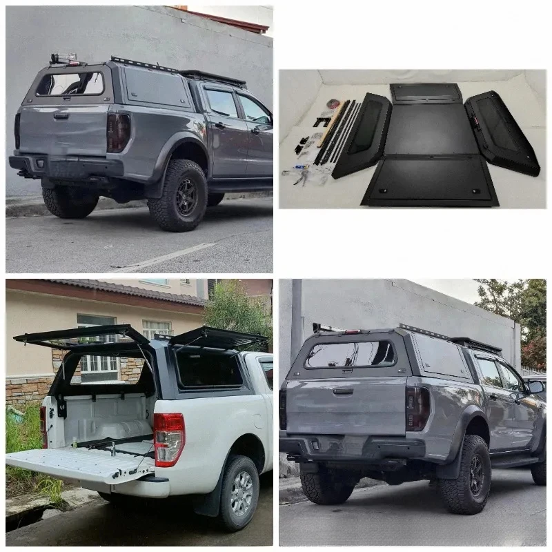 PrimeSelect Waterproof Rust Proof Aluminum Hard Pickup Truck Bed Canopy Accsori Fit Ranger