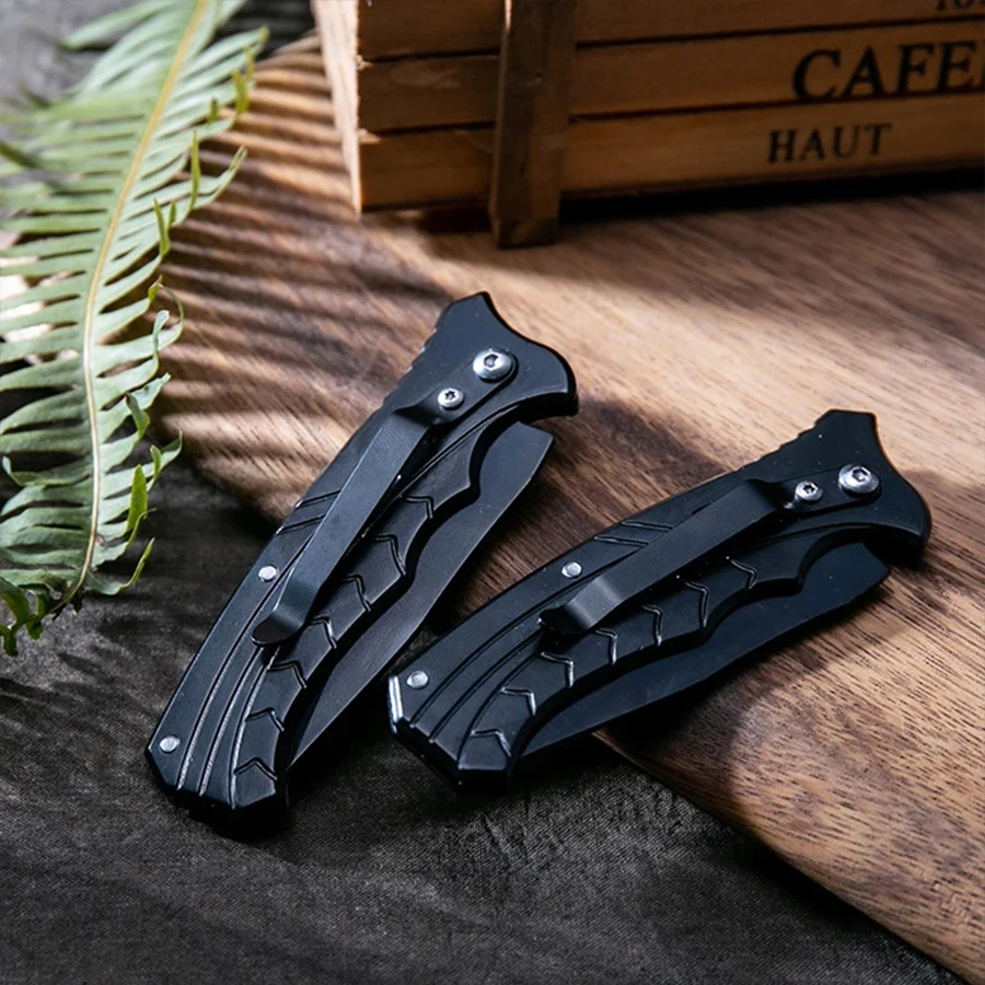 Stainless Steel Folding Knife Fillet Knife Fishing Boat Fishing Accessories with Easy To Carry Camping Meat Cutting PP Handle