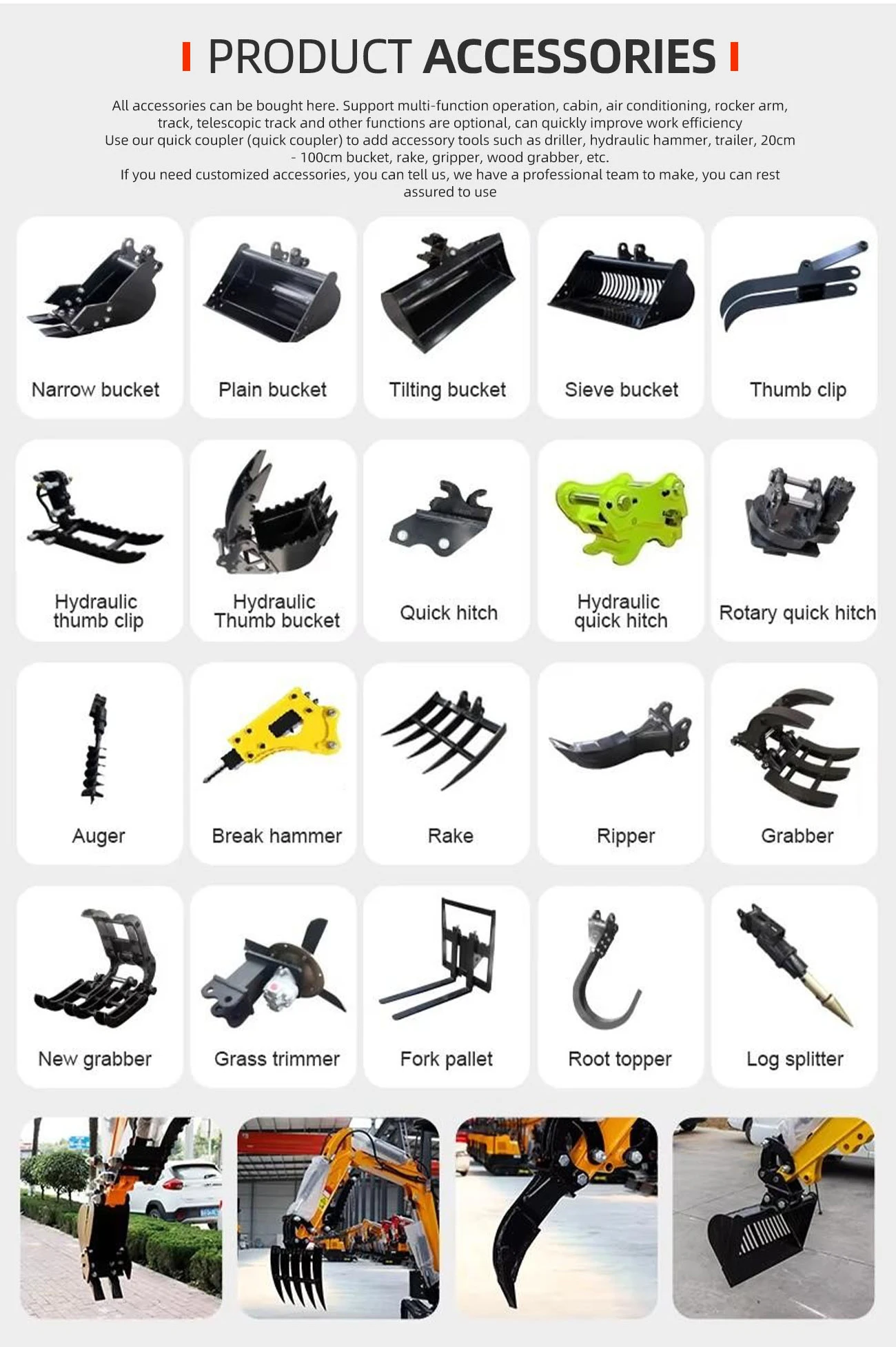 تخصيص 1.8 طن حفارات صغيرة CE EPA EURO 5 حفارة صغيرة حفار زاحف جديد حفارة صغيرة متعددة الوظائف للحديقة