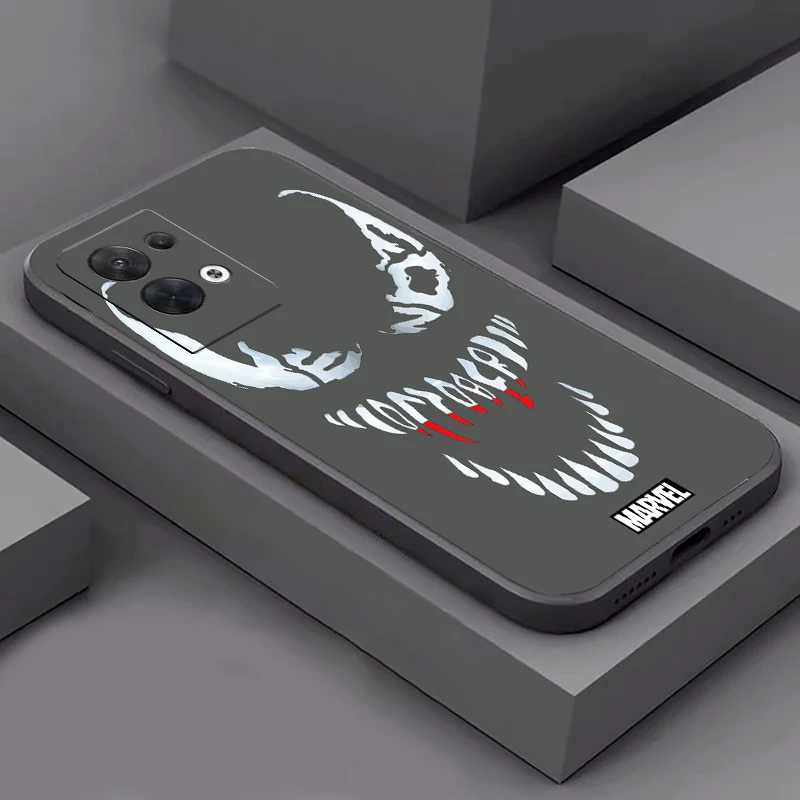 마블 헐크 베놈 로고 휴대폰 케이스, OPPO Find X6 X5 X3 Pro Lite Neo OPPO Reno 9 8 7 Pro Lite 8T 8Z 7Z 5G Funda