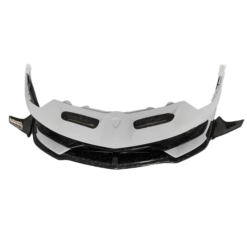 

New Condition Carbon Fiber Semi Forged Front Bumper Body Kit for Lamborghini-Aventador LP700 LP750 SVJ Upgraded Style Screws