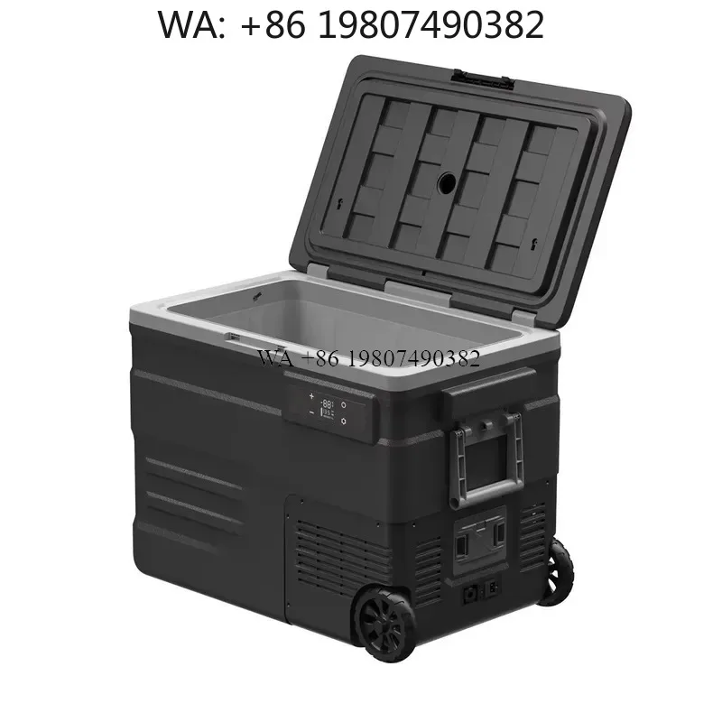wmwmnu for Alpicool U55 Portable Car Refrigerator with Detachable Battery Cooler Box Compressor Freezer 12V Dual Use Fridge