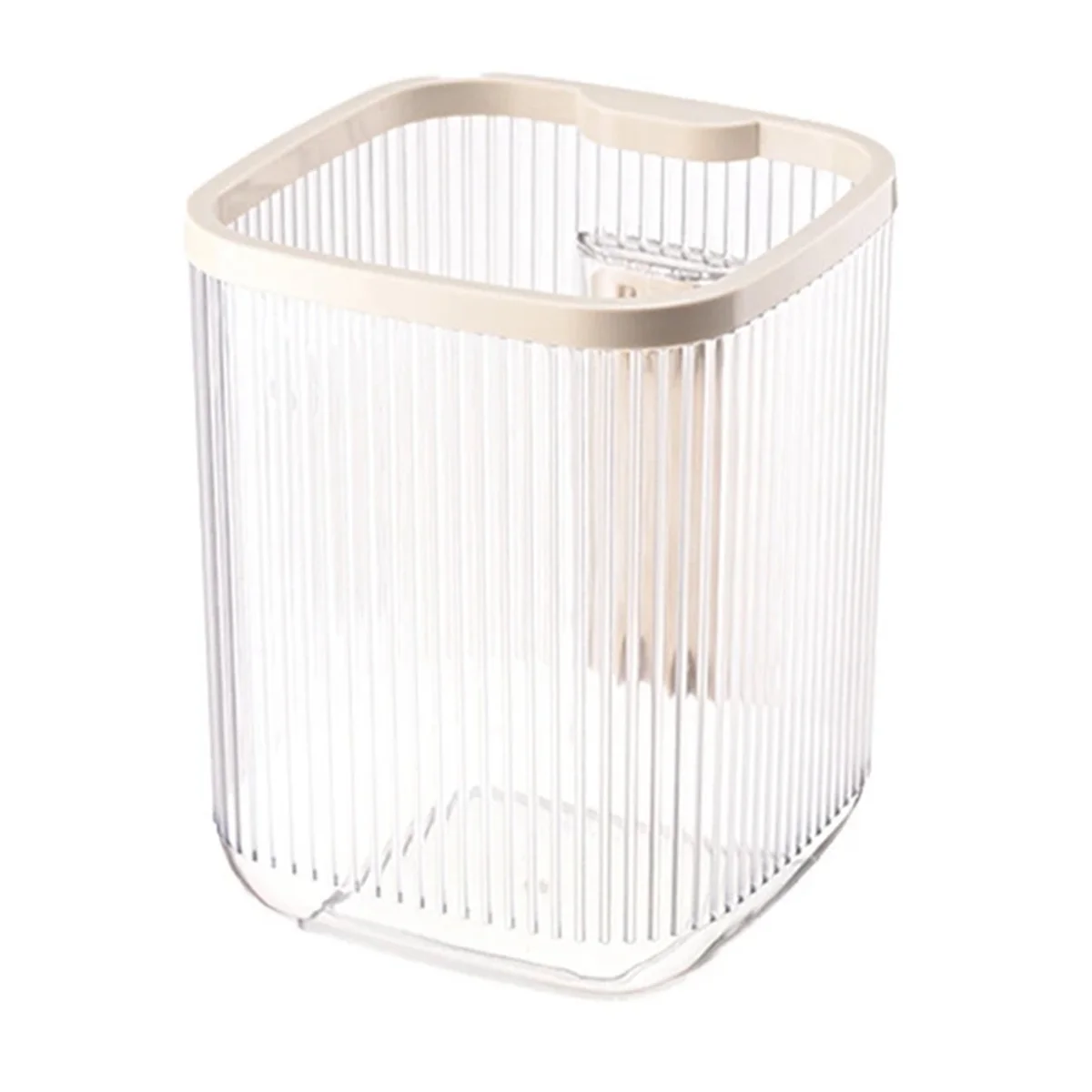 Mini Desktop Small Trash Can with Mobile Phone Holder Bedroom Bathroom Clean Workspace Wastebasket Garbage Bin,White