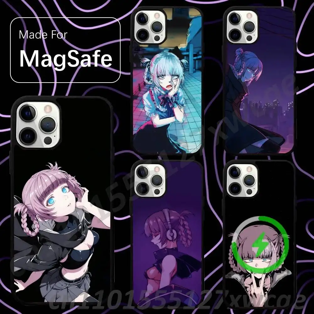 Nazuna Nanakusa C-Call of Night For Magsafe Wireless Case For iPhone 15,16,17,13,14,11,12,Pro,Max,Plus,E,Air,Mini Protection