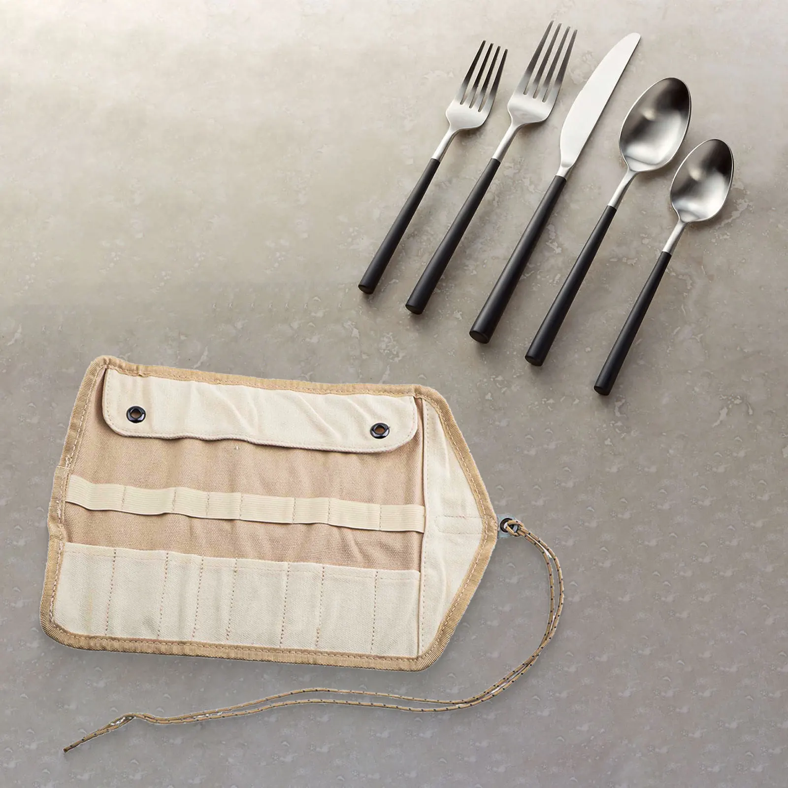 التخييم نزهة في الهواء الطلق 285*225 مللي متر 11.2*8.9 بوصة التخييم حامل أدوات المائدة التنزه أدوات المائدة حامل الأكياس الشواء أدوات المائدة في الهواء الطلق الحقيبة #4