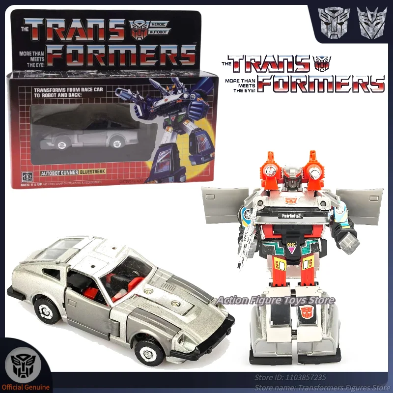 Transformator Oryginalna Replika G1-Silverstreak Ko Film Kreskówka Figurka Akcji Anime Ruchomy Robot Model Studio Zabawka Prezenty Dostępny