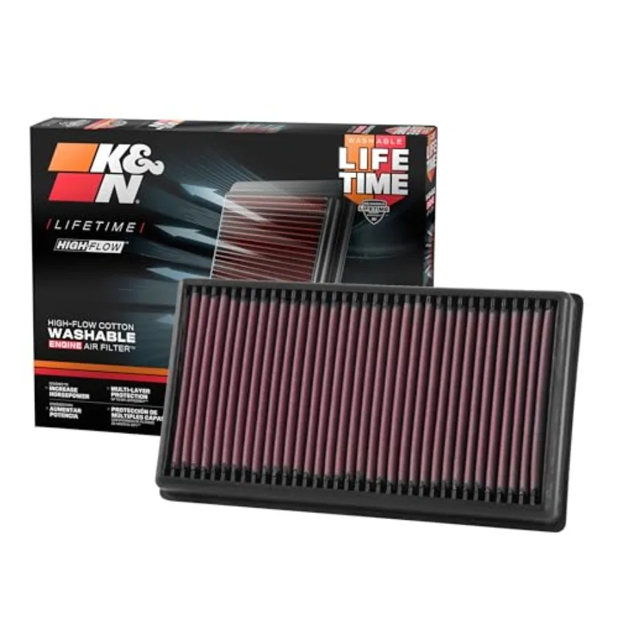 

HighFlow Original Lifetime Engine Air Filter for 20172025 Volkswagen Atlas and Teramount: Enhances Engine Performance Premium W