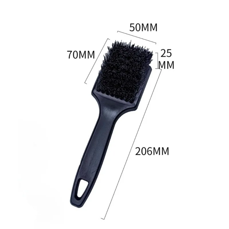 Car Tire Rim Brush Wheel Hub Cleaning Brushes Car Wheels Detailing Cleaning Accessories Black Tire Auto Washing Tool
