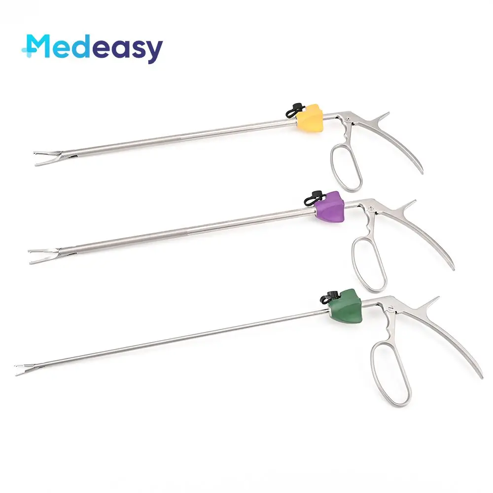 Laparoscopic Surgical Instruments 5/10mm Hemolok Ligating Clips Polymer Titanium Clamp Plastic Hemolok-clip-applicator