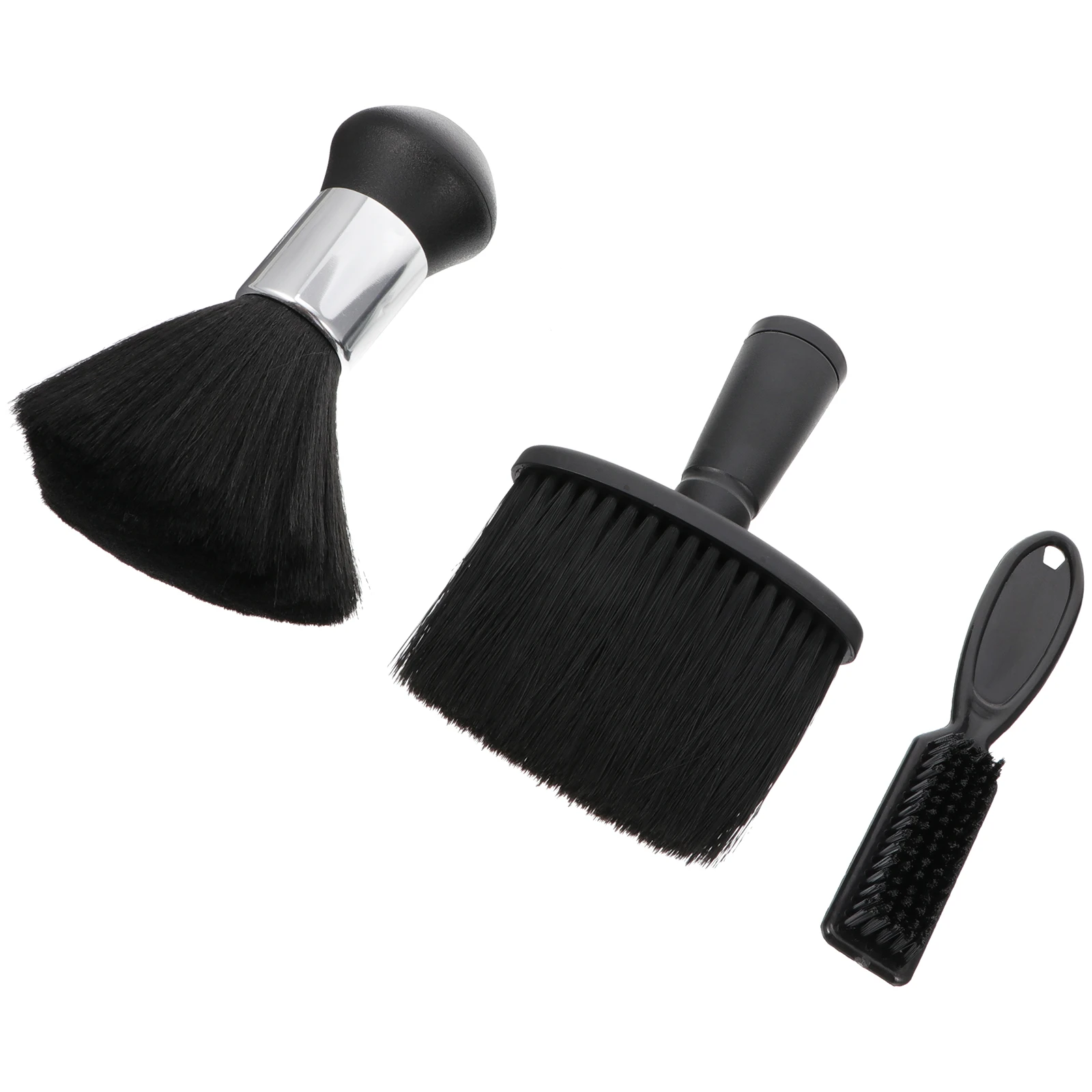 

3pcs Hairdressing Cleaning Brush Set Barber Neck Duster Broken Hair Removal Tool for Salon Lightweight Soft Bristles Ear Neck