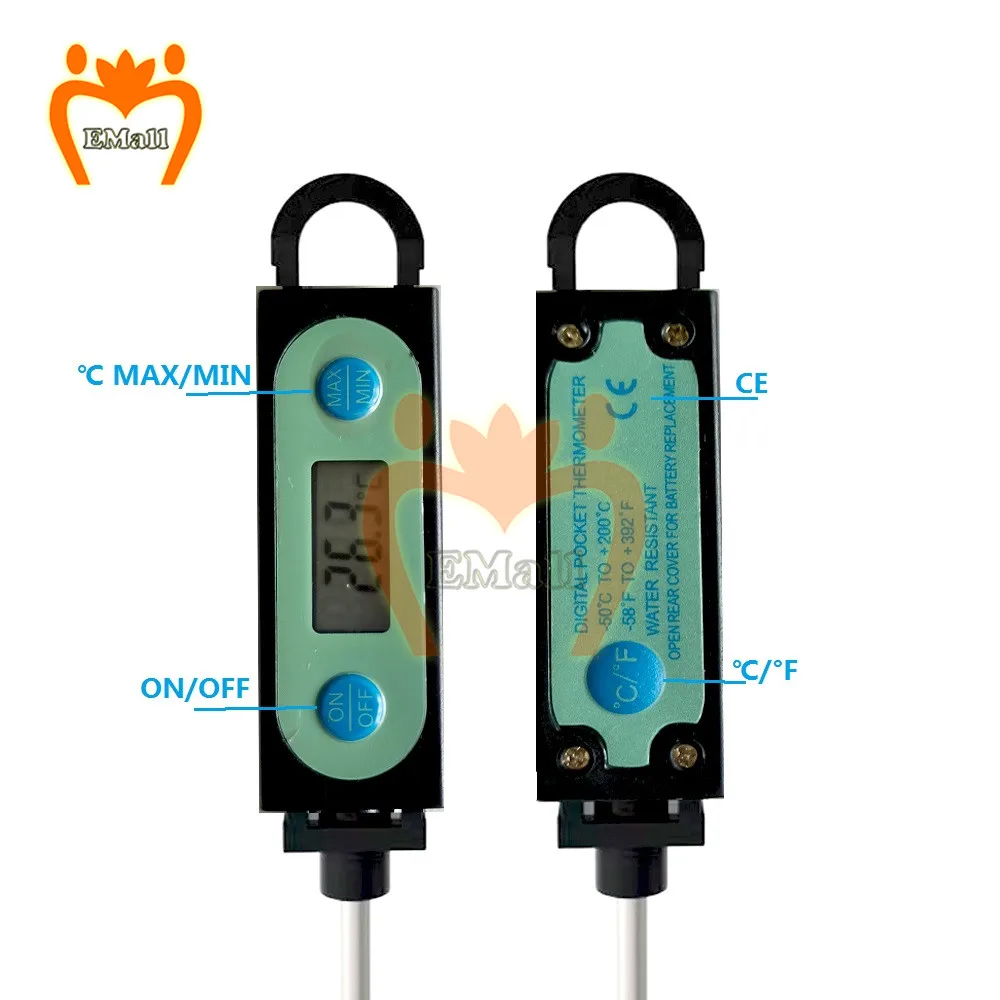 Termometro digitale per carne cottura cibo cucina sonda per barbecue acqua latte olio forno liquido sensore di temperatura digitale misuratore termocoppia