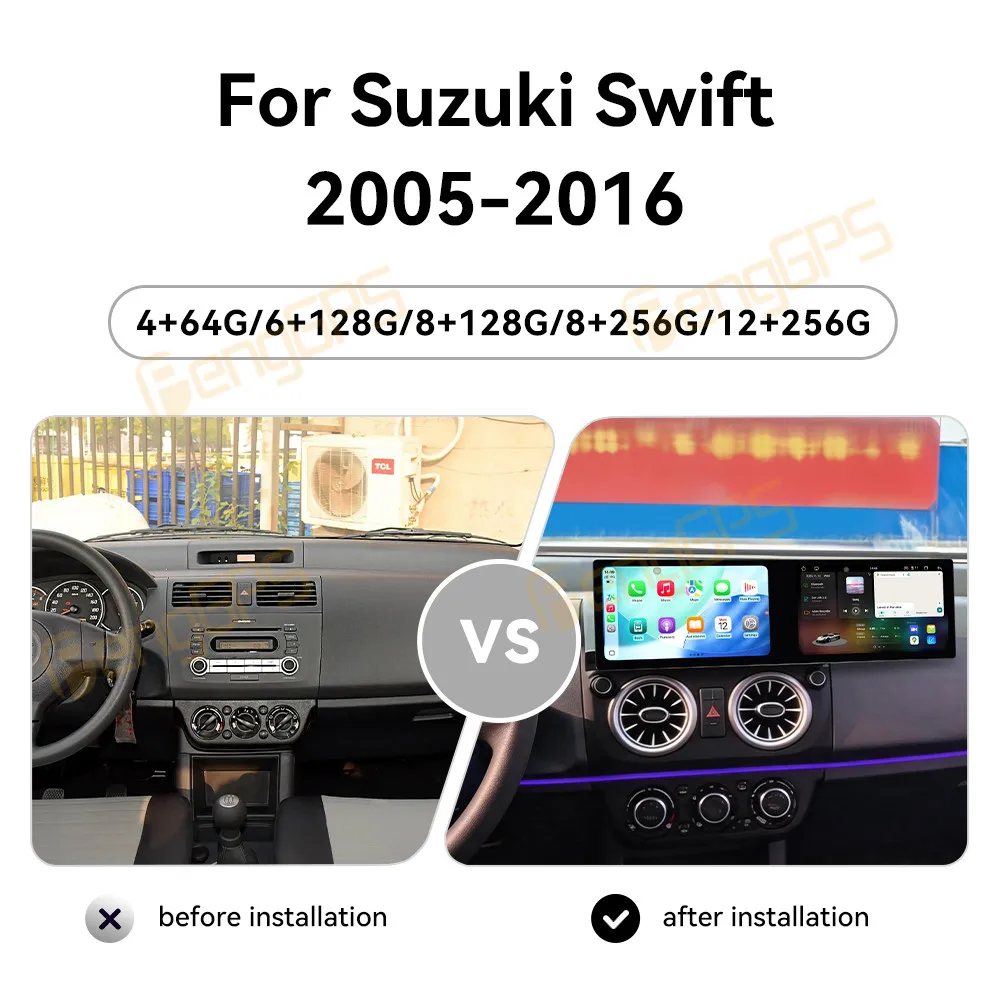 Touch Screen Car Radio For Suzuki Swift 2005-2016 Android GPS Automotive Multimedia Auto Radio Stereo Receiver Head Unit