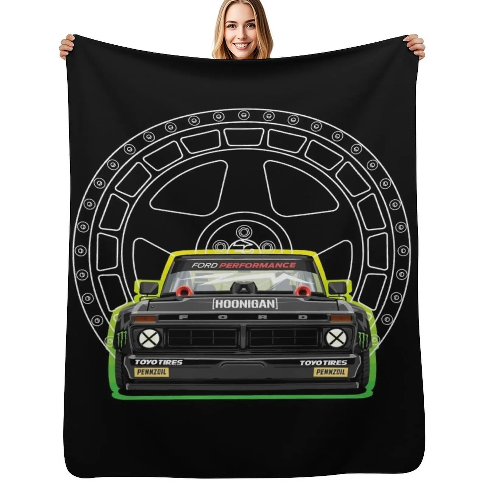 

Hoonitruck Throw Blanket Decorative Sofas warm winter christmas gifts for sofa Blankets