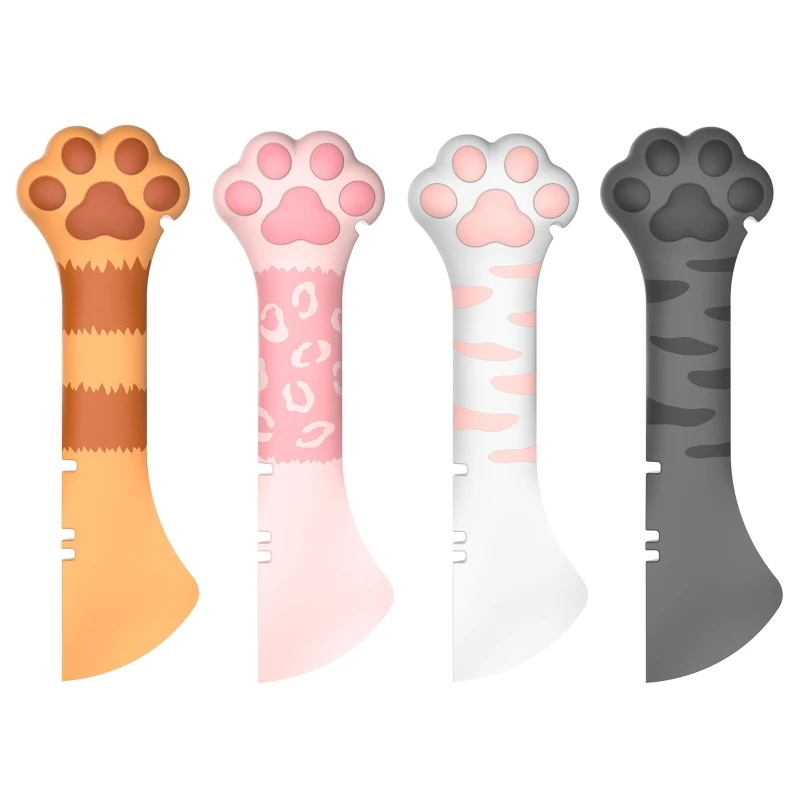 Dog Can Spoon Cute Silicone Spoons Pet Food Scoops Can Opener for Cats Dogs Cans Comfort Grip Handle Safe Material DropShipping