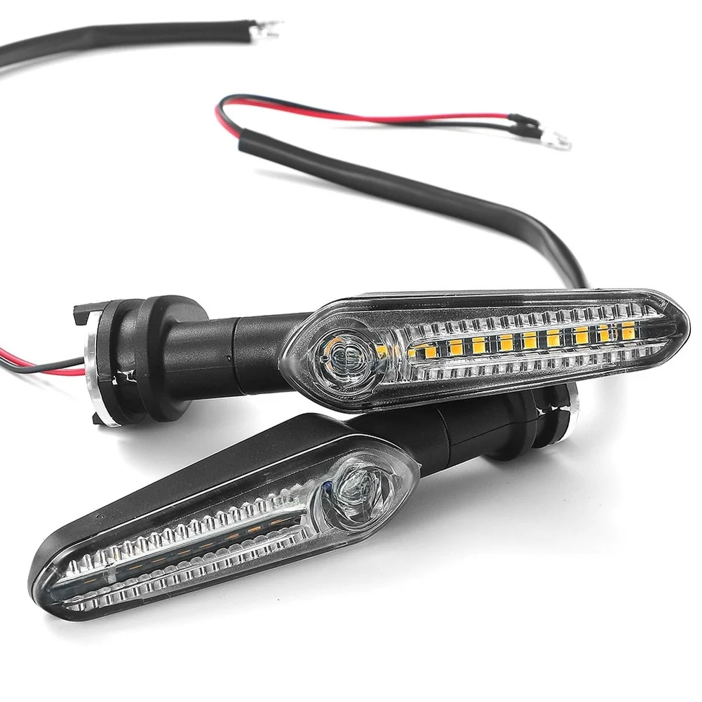 Motorfiets LED Sequentiële Richtingaanwijzers Paar Compatibel Voor voor YZF R15 R25 R3 R6 R1 R7 met ABS PC PA Materiaal
