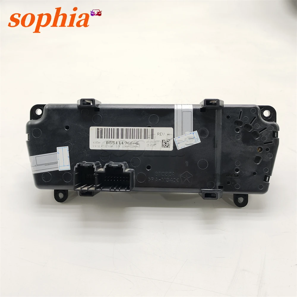 HVAC Temperature Control Panel A/C Climate Control Panel For Jeep Wrangler 2014-2017 Auto Air Conditioning Replacement Parts