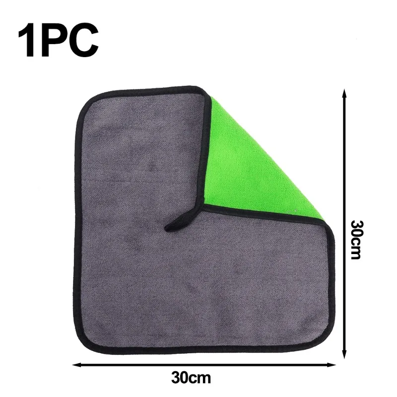 Zagęszczony ręcznik do mycia samochodu Dwuwarstwowe ręczniki z mikrofibry do czyszczenia szyb samochodowych Ściereczki do suszenia Auto Wash Supplies