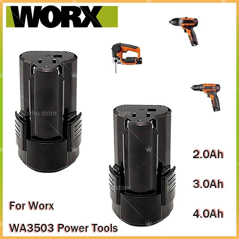 3.0Ah 12V Battery for Worx WA3504 WA3509 WA3505 WA3503 for Rockwell RW9300 Li-ion Rechargeable Power Tool Battery