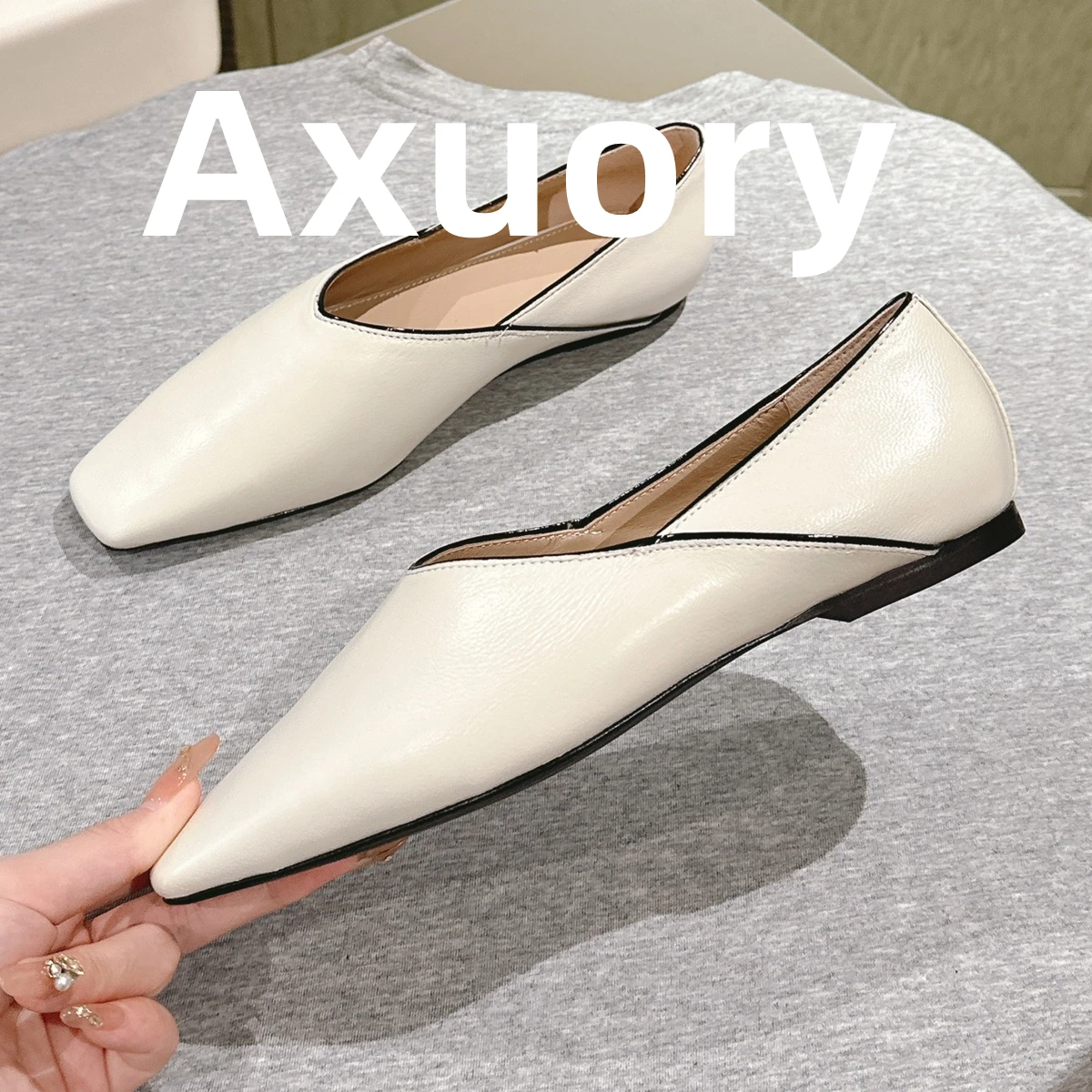 

2024 New Vintage flat Shoes Genuine leather Women's Shoes Summer casual shoes Genuine Leather Sole Comfortable Soft