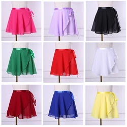 19 Colors Woman Dance Basic Ballet Skirt Girls Practice Dancing Skirt Women Chiffon Performance Dancewear  Ballerina Costumes