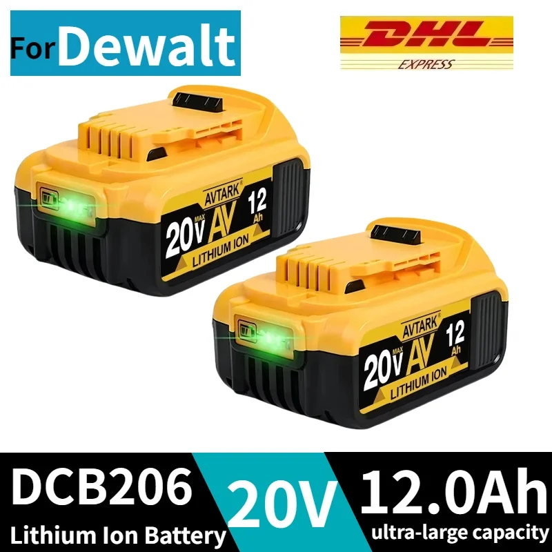 

For 20V MAX 12.0Ah Dewalt batterylithium-ion rechargeable replaceable DCB180 DCB201⚡DCB205 suitable for DeWalttool operation
