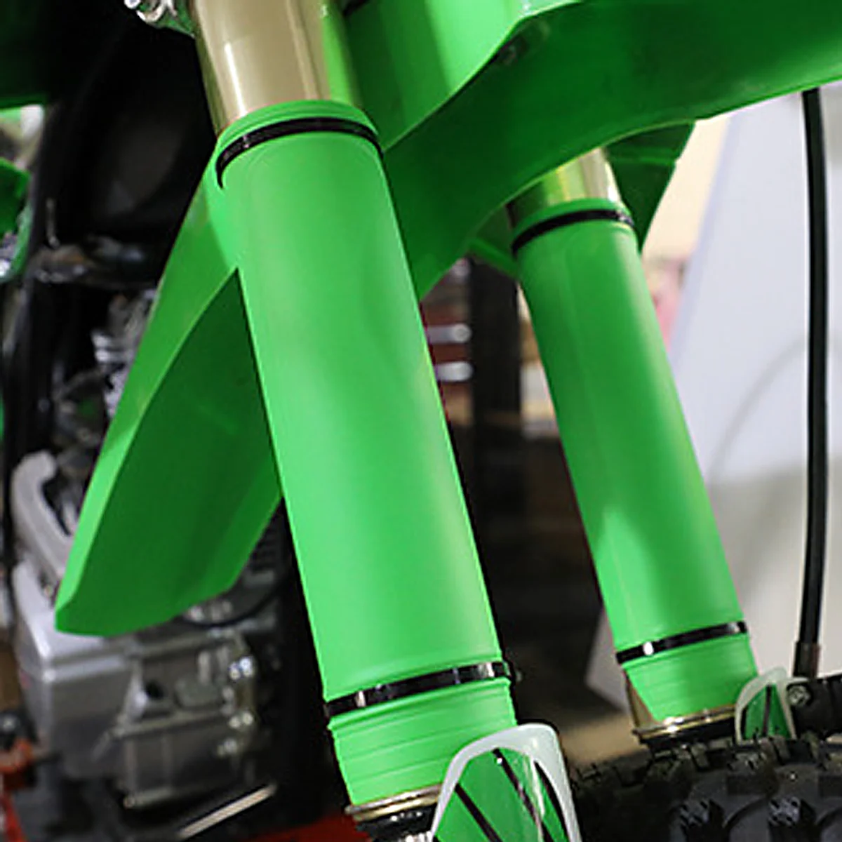 

For Honda KTM Yamaha Suzuki Kawasaki Motorcycle Universal Fork Cover Shock Absorber Guard Protector 250X 450X 150F 230F 150L 250