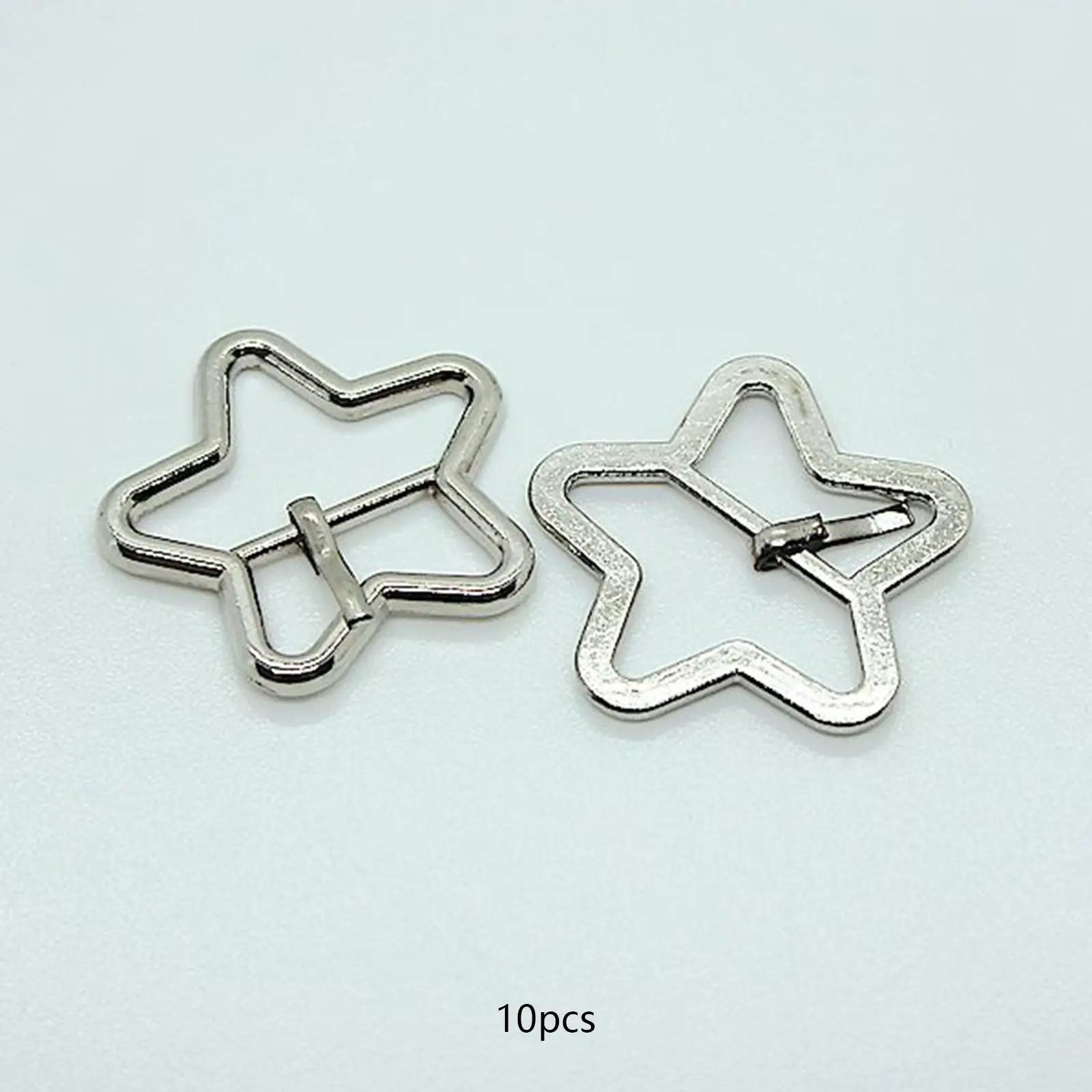 10Pcs Metal Roller Buckles Accs Belt Buckle Hardware for DIY Unisex Garment