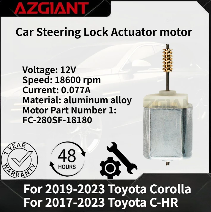 

For 2019-2023 Toyota Corolla/C-HR 2017-2023 AZGIANT Car Steering Lock Actuator motor Brand new high-quality replacement parts