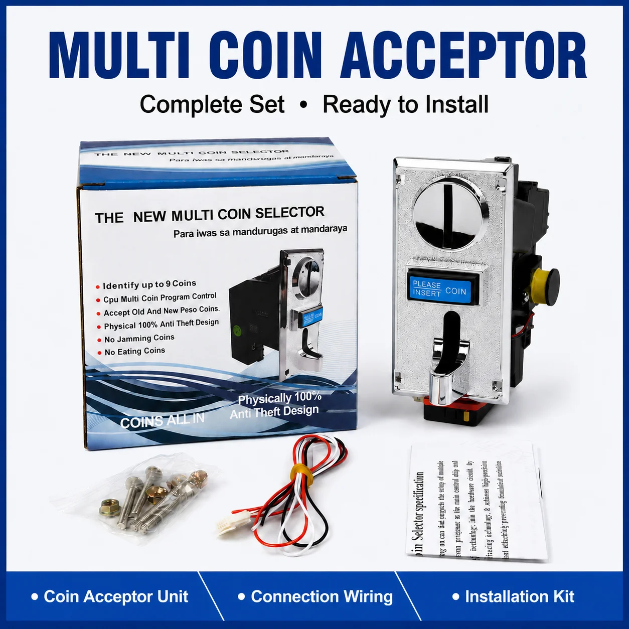 Selettore di Monete Multi-Valu - Arcade Game Coin recensione e prezzo